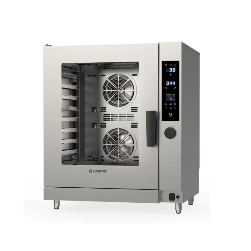 Konvektomat Tecnocombi Digital GOM10DSL – Tecnoinox Konvektomat Tecnocombi Digital GOM10DSL s dvostrukim ventilatorima i digitalnim ekranom