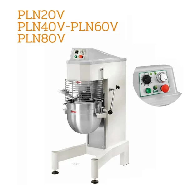 Profesionalna planetarna mješalica Fimar PLN-V s mehaničkom kontrolom i inverterom